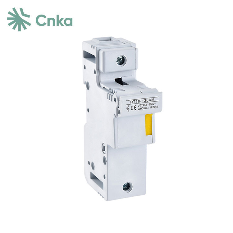 125A 22x58mm DIN レール AC ヒューズ ホルダー